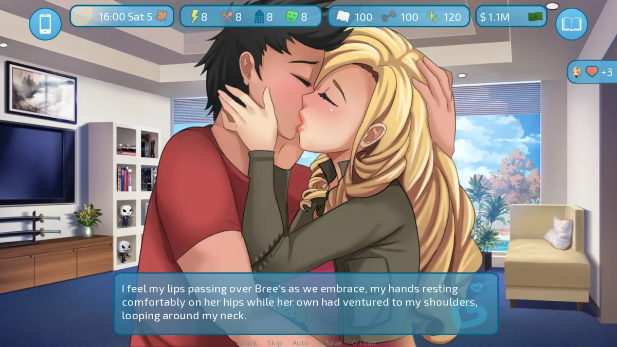 Love and Sex: Second Base non-explicit gameplay screenshot