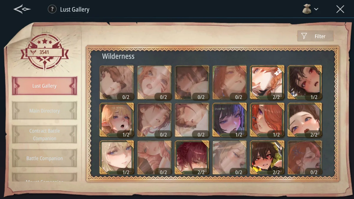 Throne of Desire non-explicit gameplay screenshot
